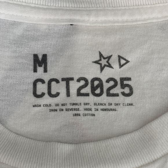 Beyonce Cowboy Carter Tour Shirt Medium Yaya White Graphic Tee CCT 2025 Merch - Picture 3 of 9